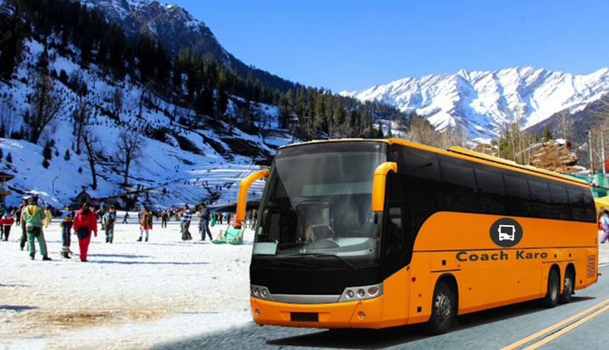 Delhi to Manali via bus the most popular bus travelling destination